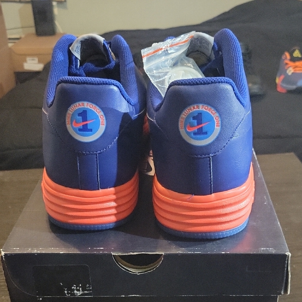 Nike Lunar Force 1 Fuse Leather "Deep Royal Blue" (2013) Mens 13 NEW W/OG BOX - Picture 5 of 11